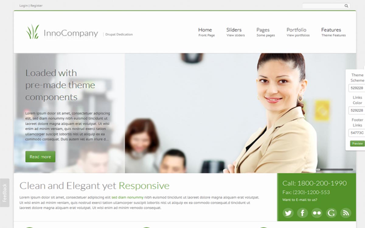 InnoCompany – Multipurpose Corporate Drupal theme